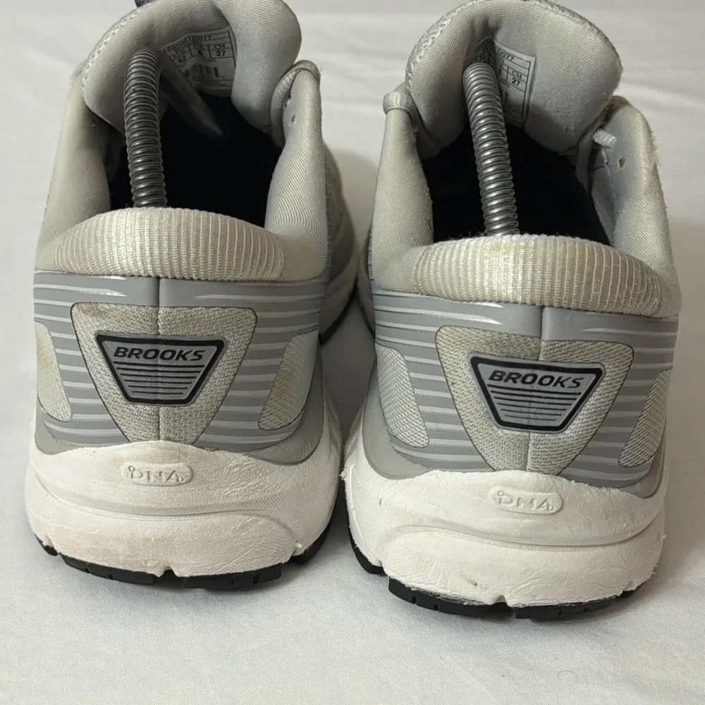 Brooks Addiction 14 1203061D077 Gray and Blue Running Sneakers Women's 10 D Wide